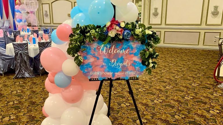 Create stunning DIY baby shower welcome signs ​